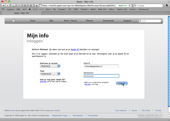 Apple-Mijn-info