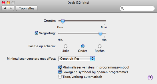 dock-setting