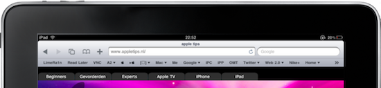 ipad-bladwijzerbalk-safari