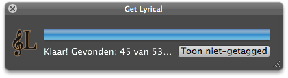 get lyrical proces bar