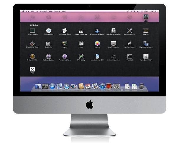 Launchpad wallpaper Mac OS X 10.7 Lion