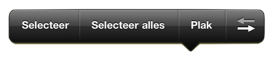 tekst uitlijning ios