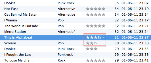 iTunes half star rating