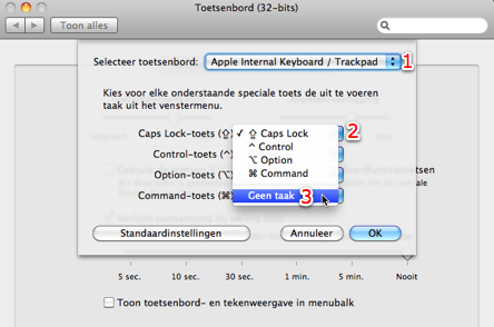 capslock-uitschakelen Caps lock uitschakelen