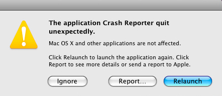 crashreporter crashreporter