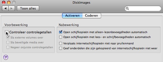 diskimages-voorkeuren diskimages-voorkeuren