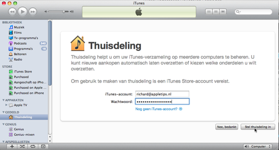 iTunes-thuisdeling-login iTunes-thuisdeling-login