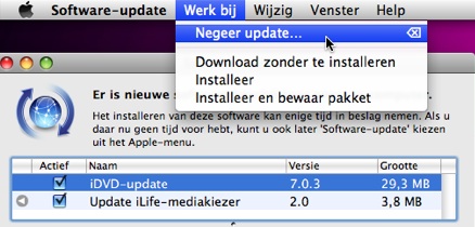 negeer-update