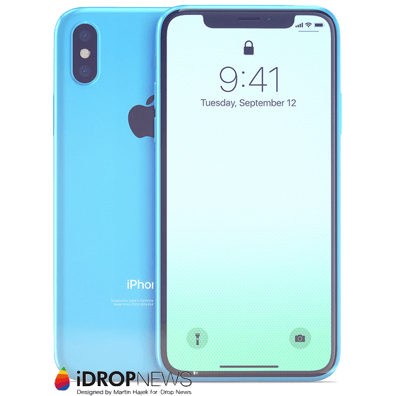 Dit concept toont een kleurrijke iPhone Xc