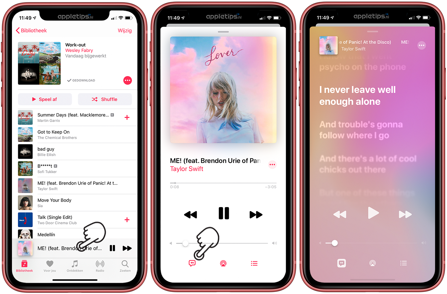 Songteksten weergeven in Muziekapp [Apple Music] appletips
