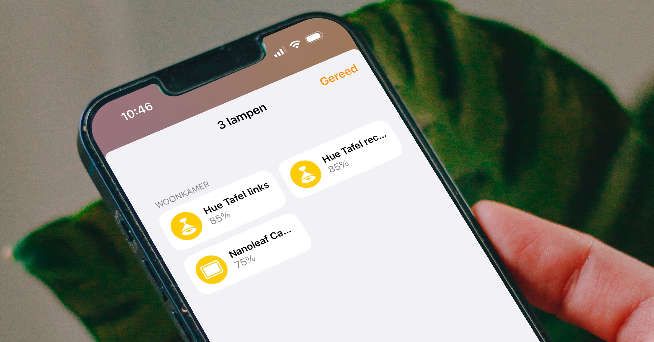 HomeKitapparaten verwijderen of toevoegen aan statusoverzicht appletips