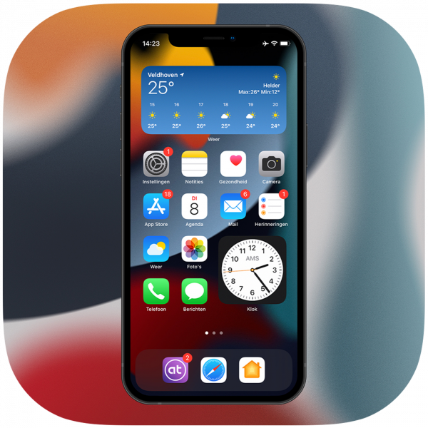 iOS 15 wallpaper - licht - appletips