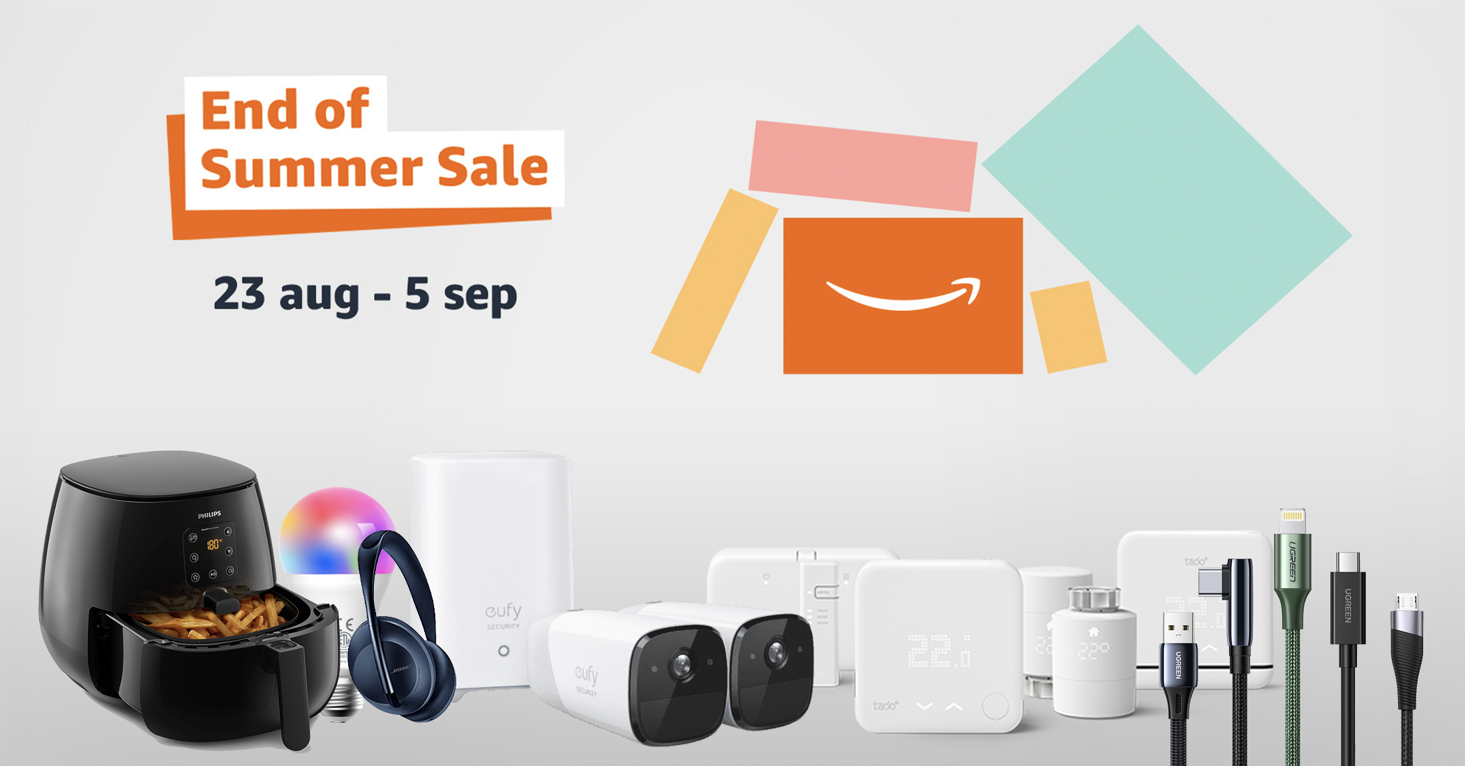 End of summer sale bij Amazon korting op heel veel producten appletips