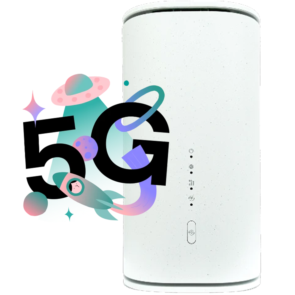 Klik&Klaar van Odido: 5G internet voor thuis i.p.v. een vaste netwerkaansluiting voor wifi