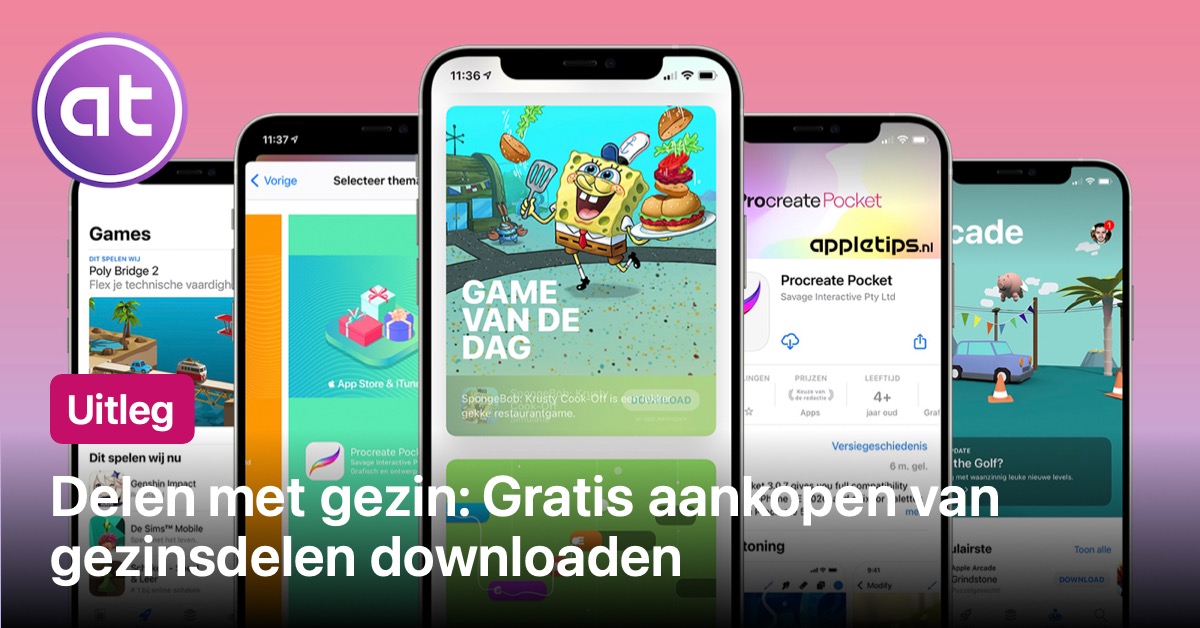 Gratis aankopen van gezinsdelen downloaden (delen met gezin) - appletips