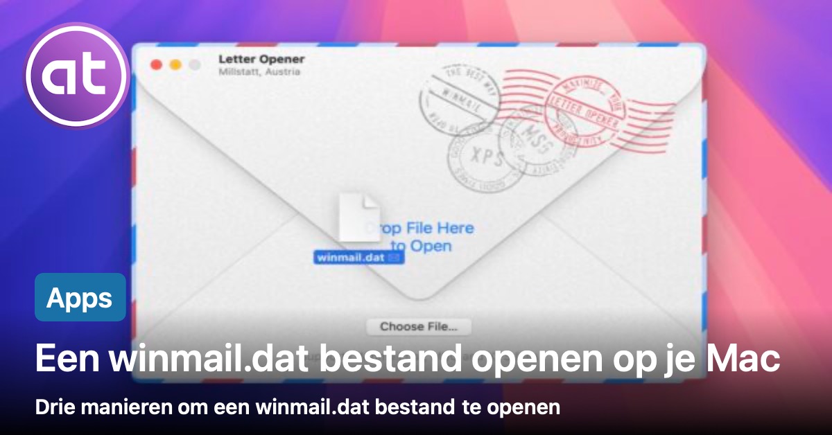 Een winmail.dat bestand openen op je Mac - appletips