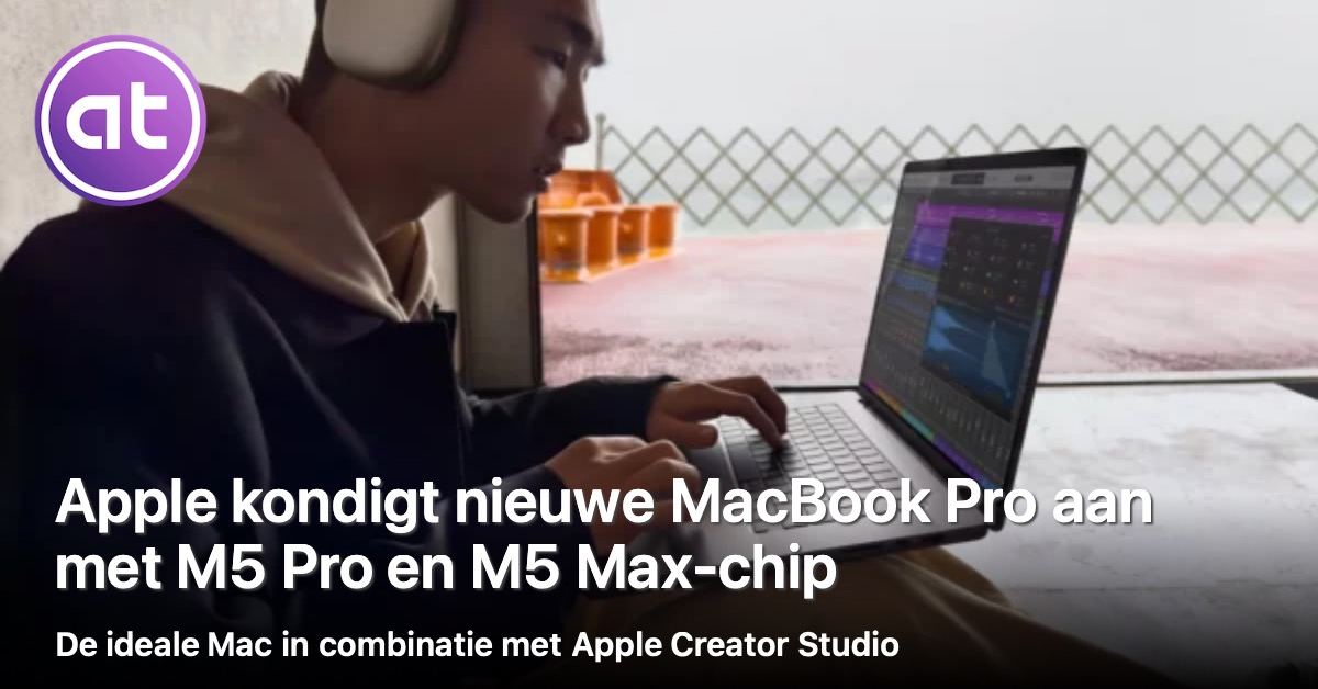 Details: MacBook Pro met M5 Pro en M5 Max-chip